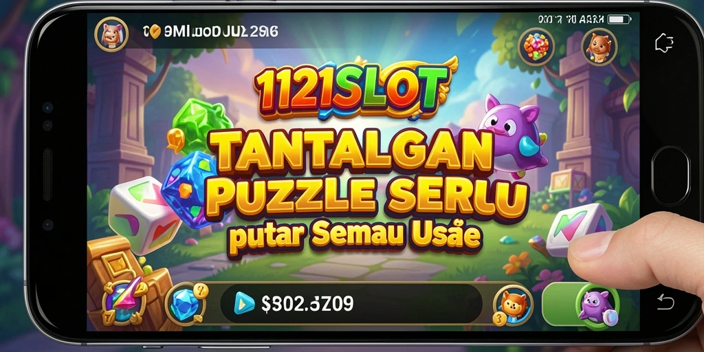 Tampilan gameplay seru dan beragam puzzle menantang.