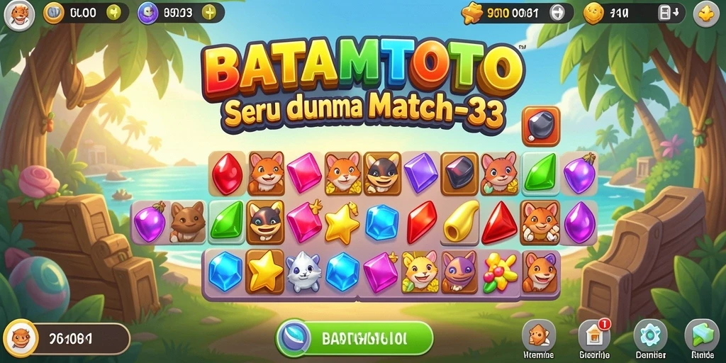 Tampilan gameplay menantang di BATAMTOTO dengan efek visual yang menarik.