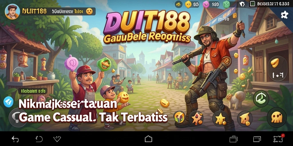 Tangkapan layar gameplay DUIT188 menampilkan aksi seru dan interaksi pemain.