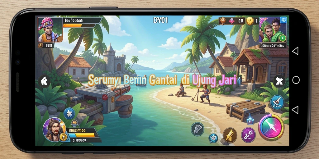 Screenshot gameplay DY01 menampilkan keseruan dalam bermain game Casual.
