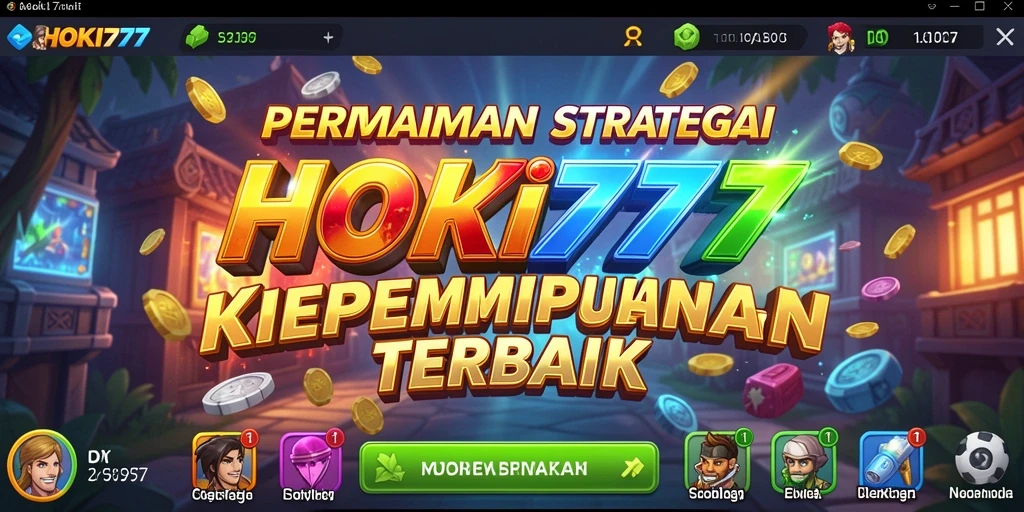 Tampilan gameplay HOKI777 yang mendebarkan dan penuh strategi.