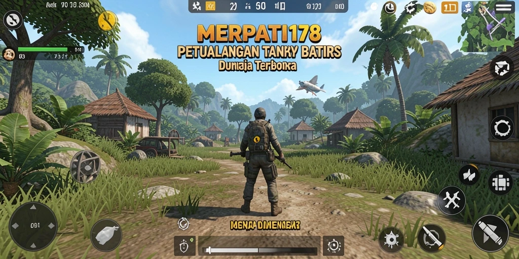 Tangkapan layar dari gameplay menarik di dunia terbuka MERPATI178.