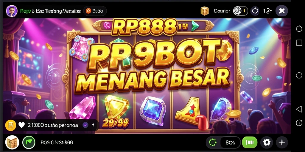 Screenshot utama RP888 menampilkan gameplay Slot yang seru dan menarik.