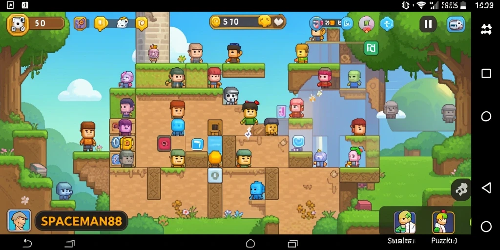 Tampilan gameplay SPACEMAN88 yang menarik dan seru.