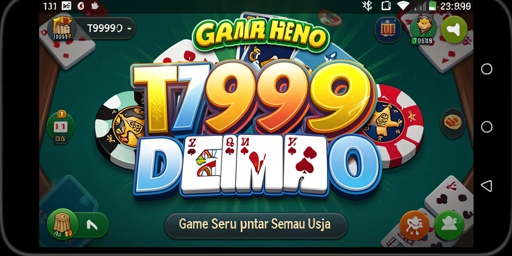 Tampilan gameplay seru dalam T9999, para pemain bersaing dengan penuh semangat.