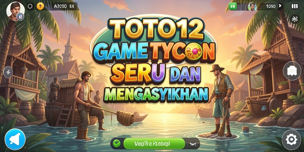 Screenshot utama TOTO12 menampilkan gameplay Tycoon yang seru.