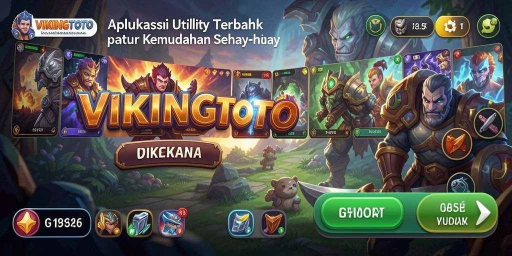 Screenshot VIKINGTOTO menunjukkan antarmuka pengguna yang ramah dan berbagai fitur yang berguna.